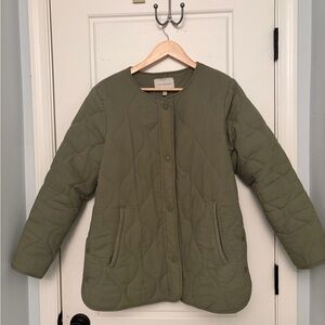 Lucky Brand Olive Quilted Jacket